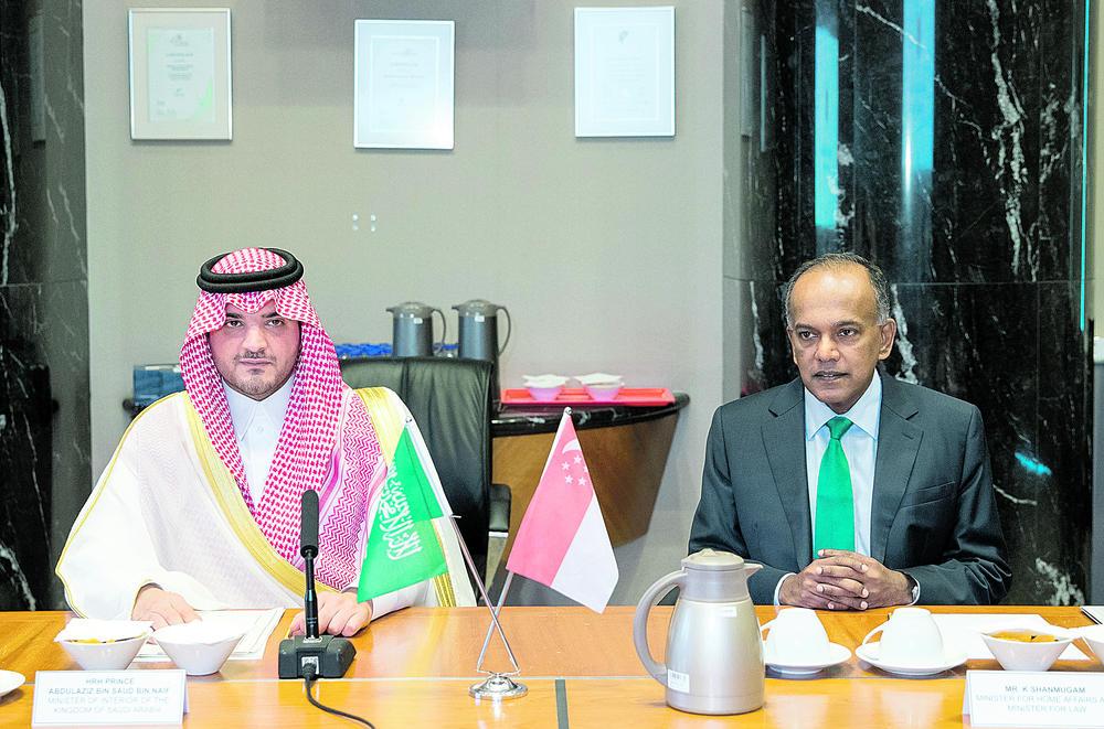 .. ويبحث مسارات التعاون بين وزارتي الداخلية بالبلدين