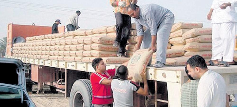 10 % انخفاضًا في مبيعات شركات الأسمنت خلال شهر