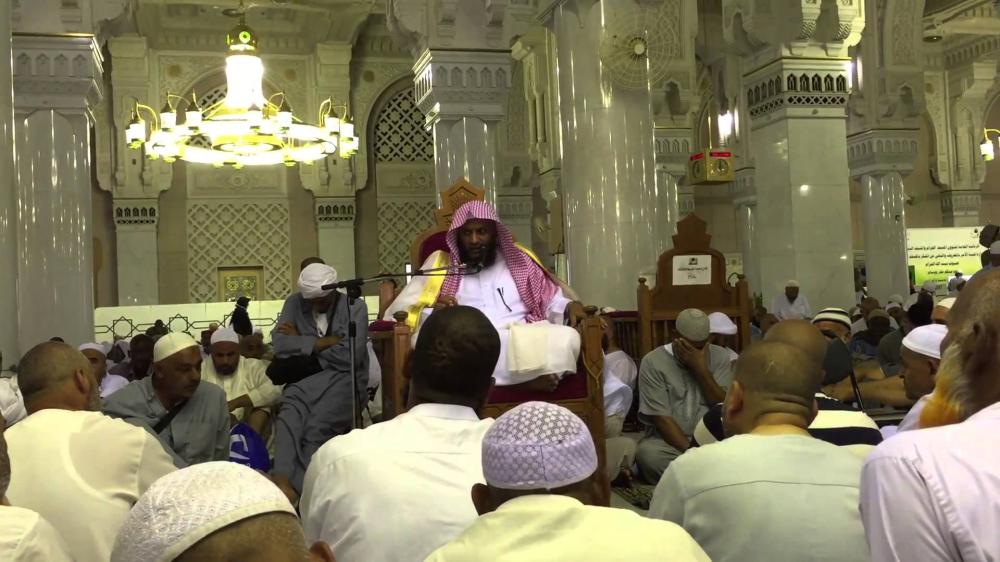 رئاسة شؤون الحرمين تنظم 355 درسا بالمسجد الحرام 