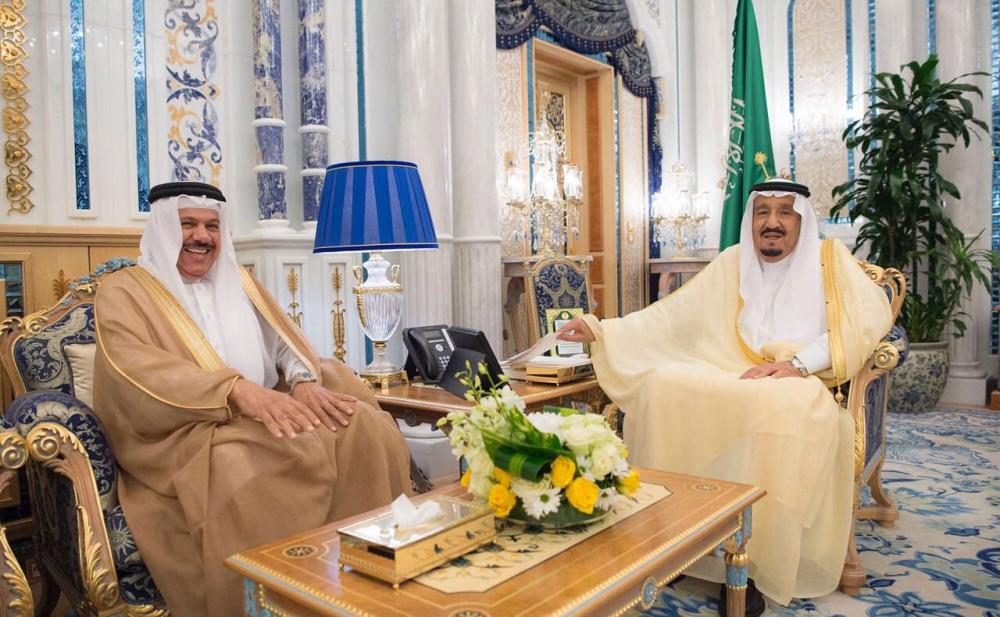 خادم الحرمين الشريفين يستقبل الأمين العام لمجلس التعاون 