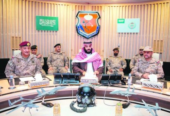 ولي العهد يرأس اجتماعًا استعرض سير العمليات العسكرية لـ«التحالف»