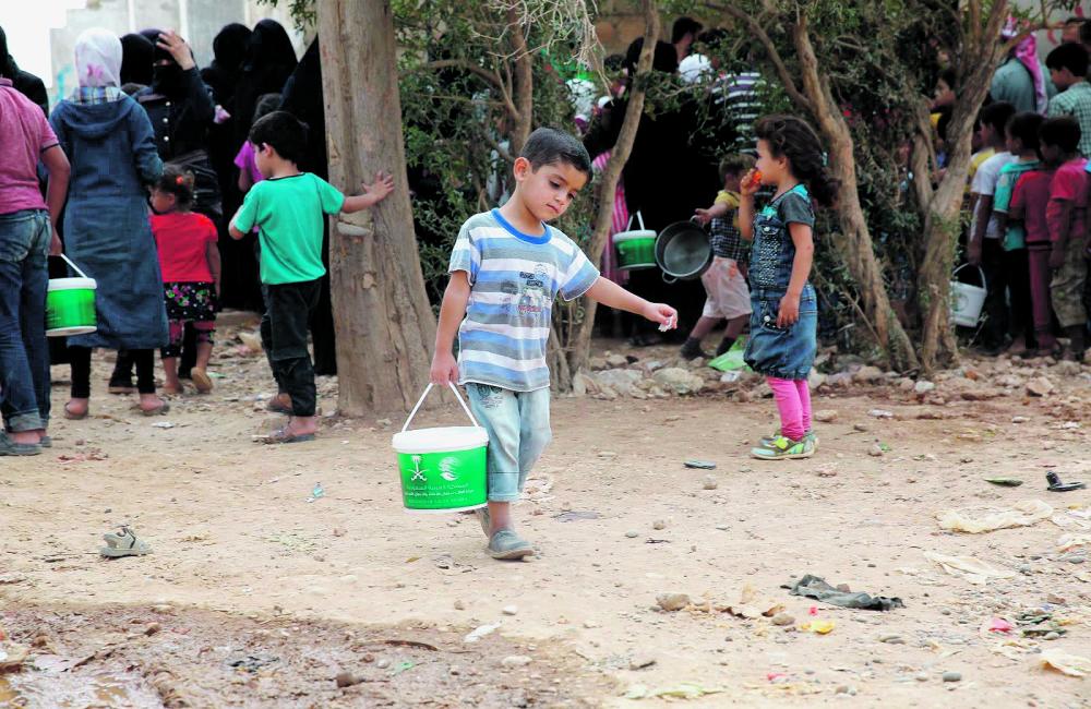 توزيع 700 وجبة في مخيم كعيبة ريف حلب