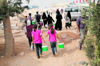 توزيع 700 وجبة في مخيم كعيبة ريف حلب