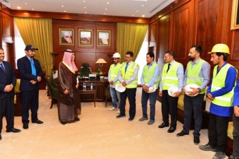 نائب أمير حائل يستقبل مسئولي التدريب التقني بالمنطقة