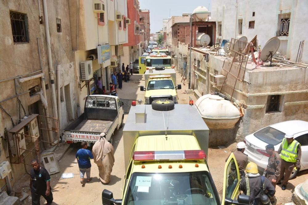 وفاة فتاة وإصابة ٤ من أسرتها في حريق بجدة