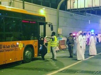 «الترددي» ينقل 45 مليون شخص إلى الحرم المكي في رمضان