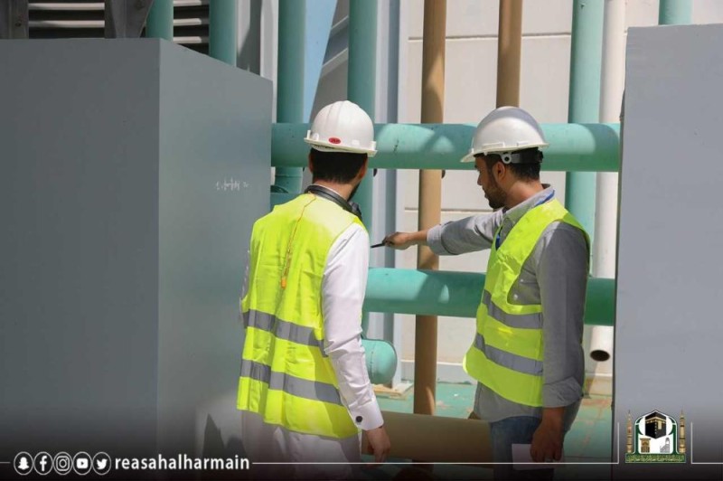 تنفيذ تجربة التغذية الكهربائية الاحتياطية للحرم المكي