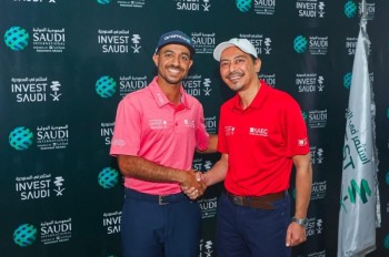 الهيئة العامة للاستثمار تواصل دعمها لمحترف الجولف السعودي الأول عثمان الملا