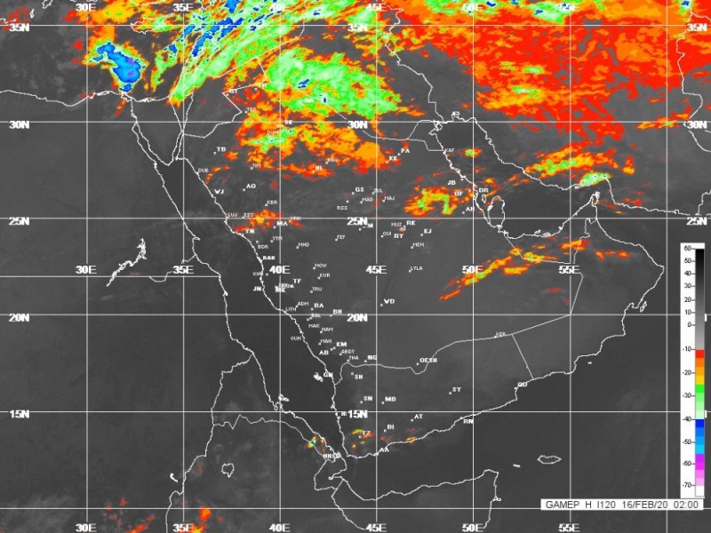 «الأرصاد»: أمطار رعدية ورياح نشطة على عدة مناطق