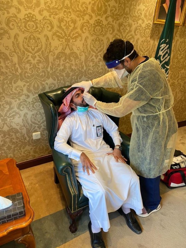 مسح نشط لموظفي وعمال أمانة مكة
