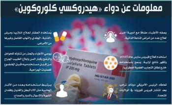مختصون: «هيدروكسي» أحد الخيارات العلاجية لمرضى «كورونا»