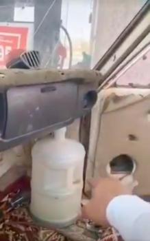 إغلاق محطة وقود بمكة بعد تداول" مقطع الجالون"