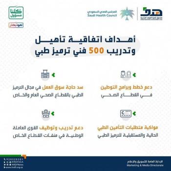 برنامج لتأهيل وتدريب 500 "فني ترميز طبي"