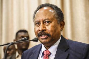 ​​​​​​​رئيس الوزراء السوداني: مستعدون لتسليم المطلوبين للمحكمة الدولية