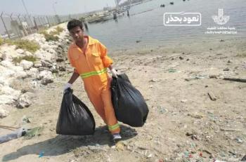 رفع 3 أطنان من المخلفات على شواطئ القطيف
