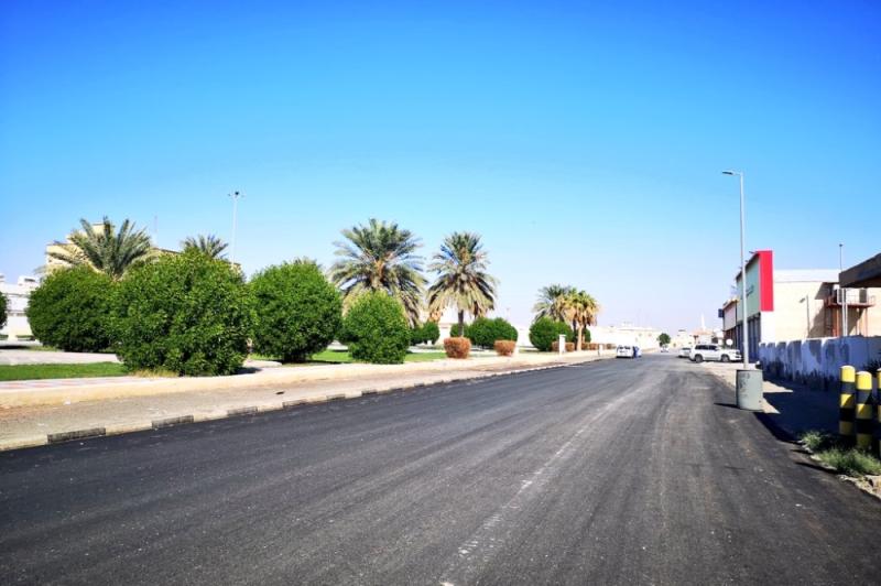 كشط وإعادة سفلتة شوارع «فيصلية النعيرية»