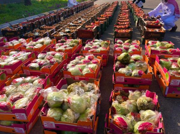 ضبط 3 طن يوسفي وخس فاسد قبل بيعها في الدمام 