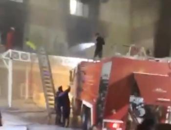 حريق ضخم يلتهم مستشفى لمرضى كورونا في بغداد  