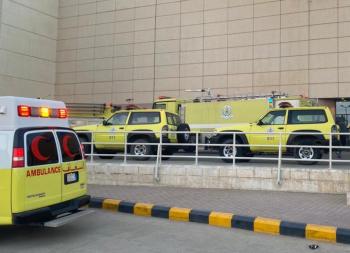 مدني الرياض يخمد حريقا اندلع داخل سوق تجارية
