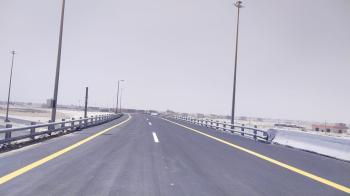 إصلاح جسر النابية على طريق «أبو حدرية»