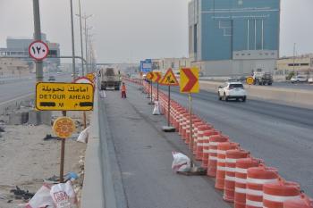موزعة على 5 مراحل.. بدء إصلاح طريق «الجبيل - الظهران»