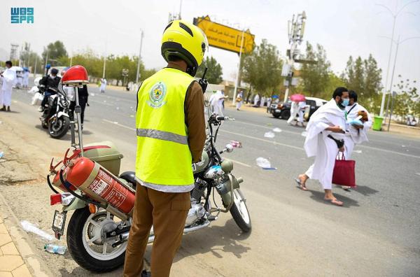 «المدني» تؤكد نجاح خطتها في تأمين الحجاج على عرفات