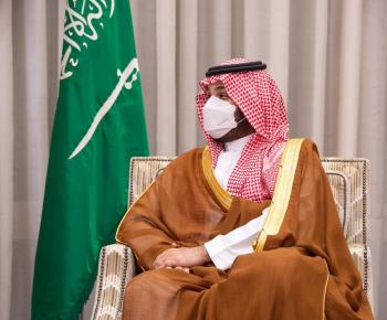 عاجل / ولي العهد يتسلم رسالة من أمير قطر
