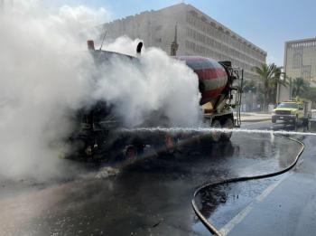 «مدني الرياض» : إخماد حريق اندلع في شاحنة ولا إصابات