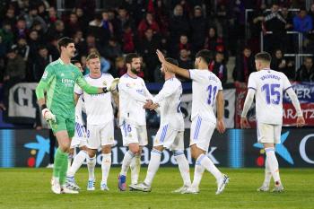 ريال مدريد يقترب من التتويج بالدوري الإسباني بتخطي أوساسونا
