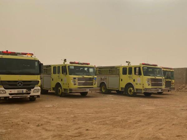 مدني الرياض يخمد حريقًا في مستودعين ولا إصابات