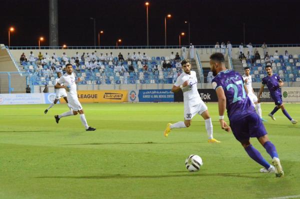 جانب من مباراة الأهلي والأخدود - الحساب الرسمي لدوري يلو على 