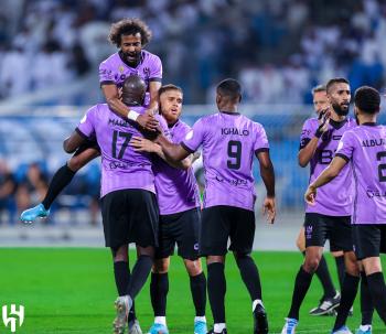 قطار الهلال يتخطى الوحدة بثلاثية في دوري روشن