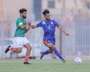 من لقاء الفيحاء والاتفاق في الدوري الرديف