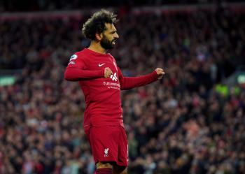 هدف محمد صلاح أمام ليدز يونايتد في الدوري الإنجليزي