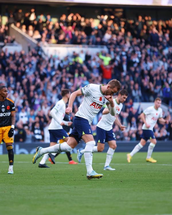 Top scorer in the Premier League.. Kane continues to put pressure on Haaland