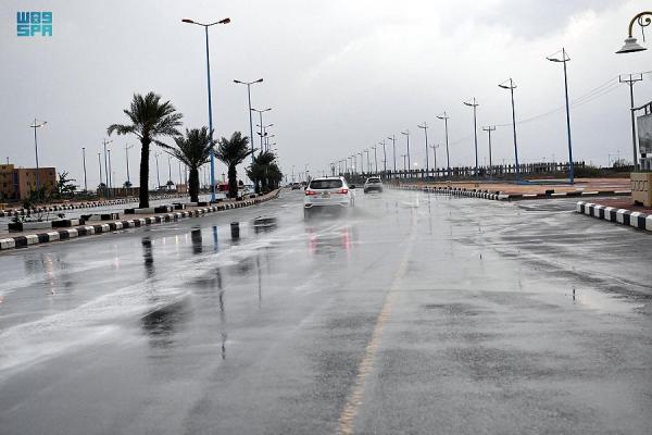 أمطار على جازان تستمر حتى الثامنة مساءً