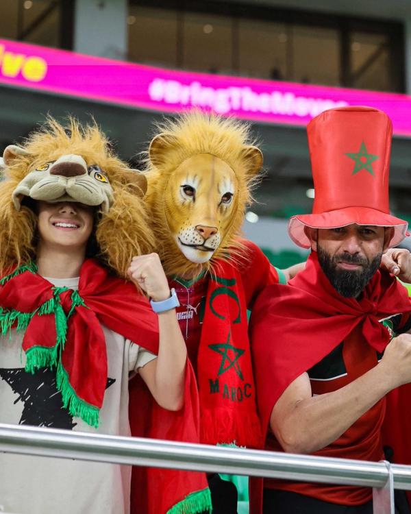 كأس العالم.. حضور جماهيري مذهل في مباراة المغرب والبرتغال