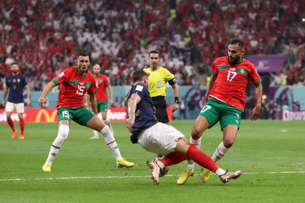 صور مباراة فرنسا والمغرب في كأس العالم 2022