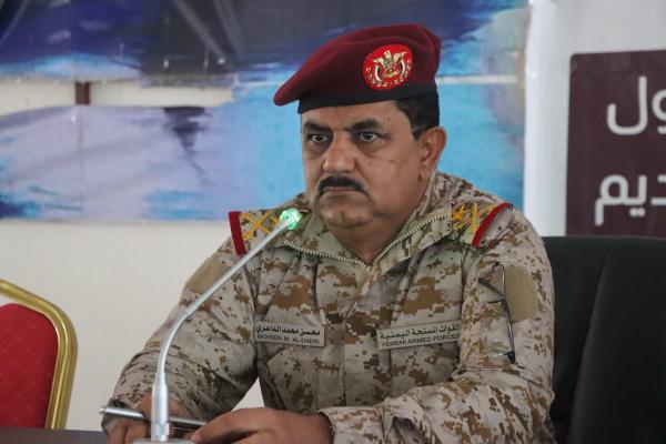 لقاء البعثة الأوروبية.. وزير الدفاع اليمني: هزيمة الحوثي طريقنا للسلام