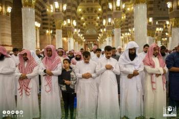 استعدادات شؤون الحرمين لصلاة العيد - تويتر شؤون المسجد النبوي 