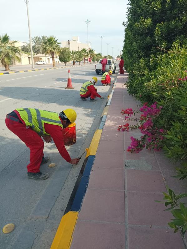 طلاء الأرصفة بالوجهة البحرية - اليوم 