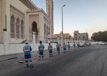 تواصل أعمال تحسين المشهد الحضري بالدمام لاستقبال عيد الأضحى - اليوم