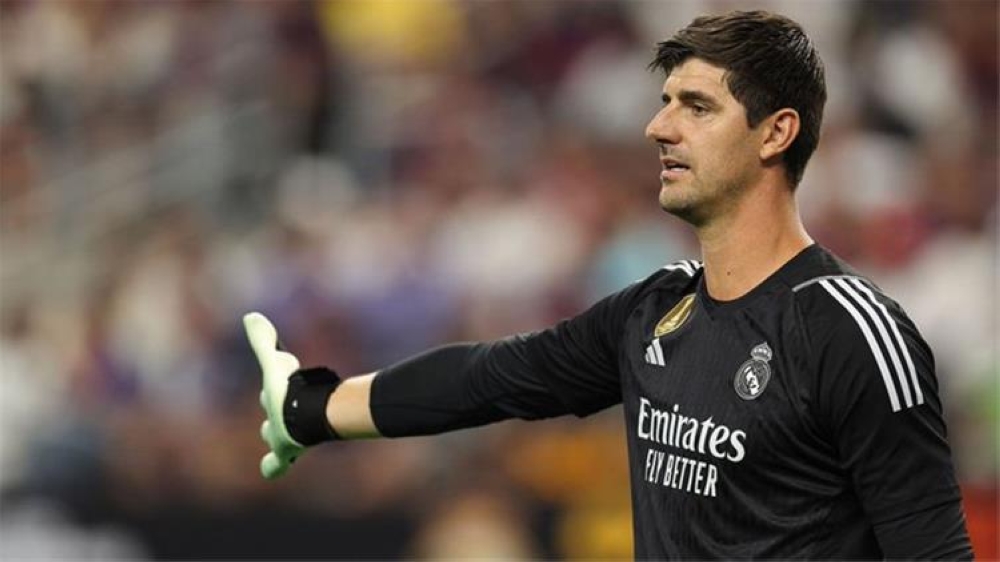 رسمياً.. ريال مدريد يعلن إصابة كورتوا بقطع في الرباط الصليبي