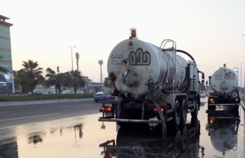 خطة ميدانية لمعالجة آثار الأمطار في جدة - اليوم