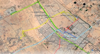 تبوك.. 4 مسارات في أول مشروع نقل عام في للحافلات بالطاقة النظيفة