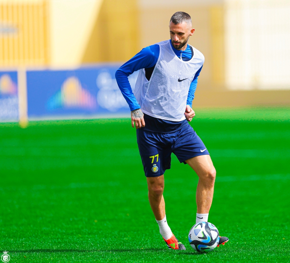 بسلام رونالدو والعرضيات .. النصر يواصل تدريباته