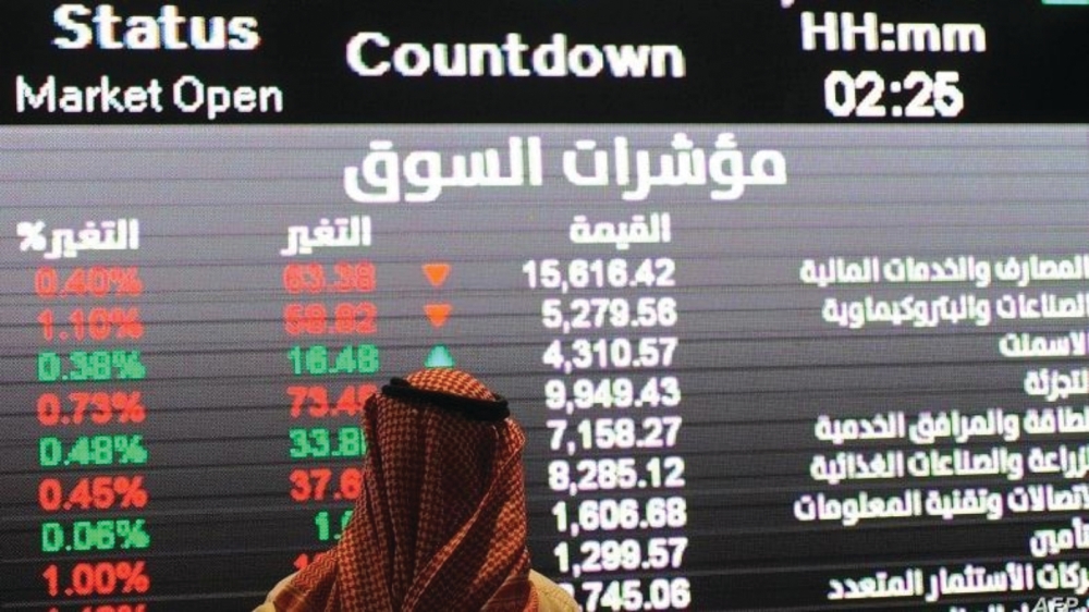 مؤشر سوق الأسهم السعودية يغلق منخفضا 0.6% اليوم الأحد