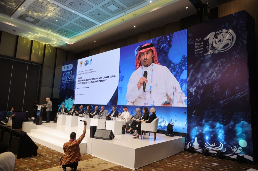  خلال أعمال المنتدى العالمي العاشر للمياه في إندونيسيا