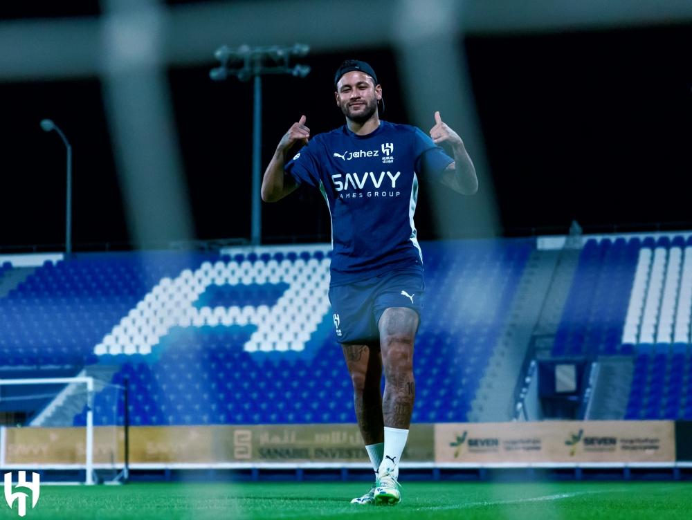 نيمار يواصل التأهيل بمقر الهلال