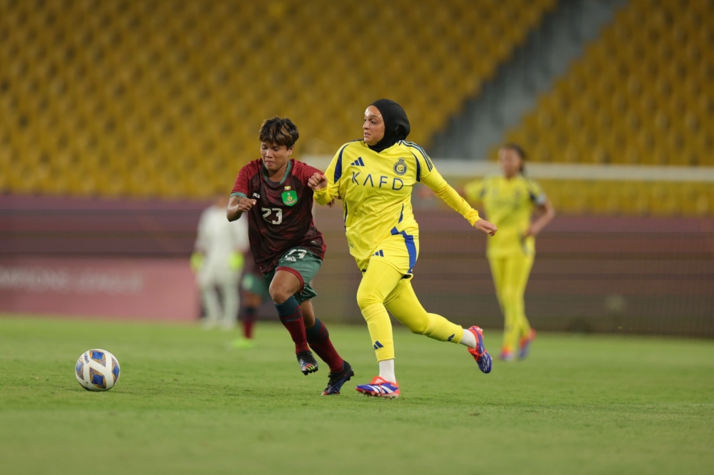 النصر يقسو على مياوادي بدوري أبطال آسيا للسيدات